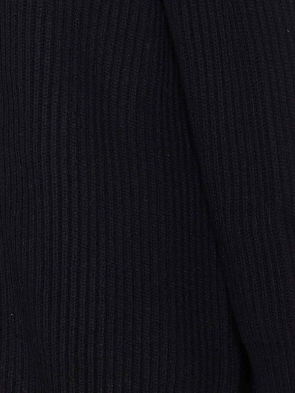 The Best Shops MM6 MAISON MARGIELA: Turtlenecks & Polo necks - Ribbed Knit Cardigan Dress