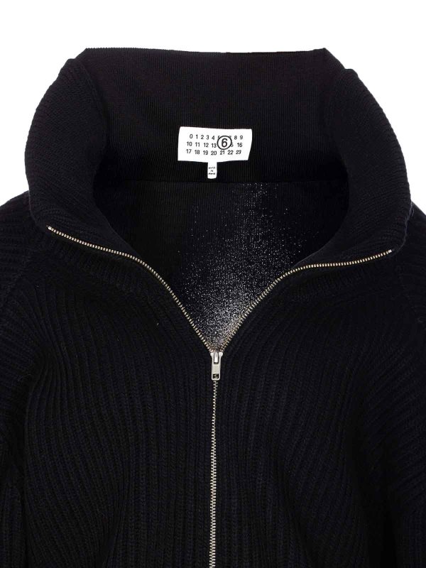 Ribbed Knit Cardigan Dress shop online: MM6 MAISON MARGIELA