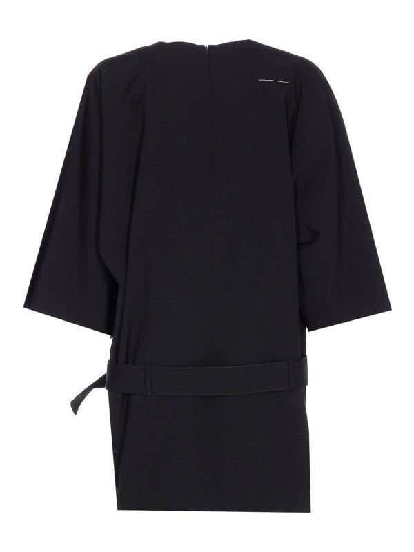 MM6 MAISON MARGIELA: Strickpullover mit Rundhalsausschnitt online - Rundhalspullover - Schwarz