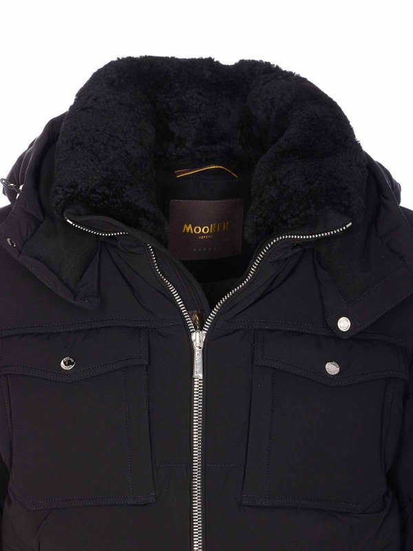 Black Alarick Down Jacket shop online: MOORER