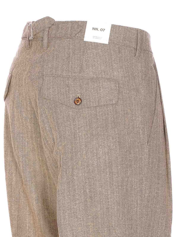 The Best Shops NN.07: Pantalons casual - Pantalons Décontractés - Beige