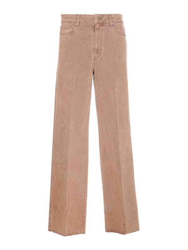 PAIGE: flared jeans - Brown Anessa 31 Jeans