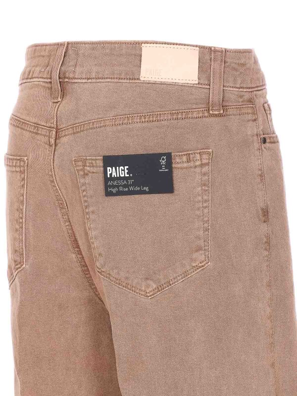 The Best Shops PAIGE: flared jeans - Brown Anessa 31 Jeans