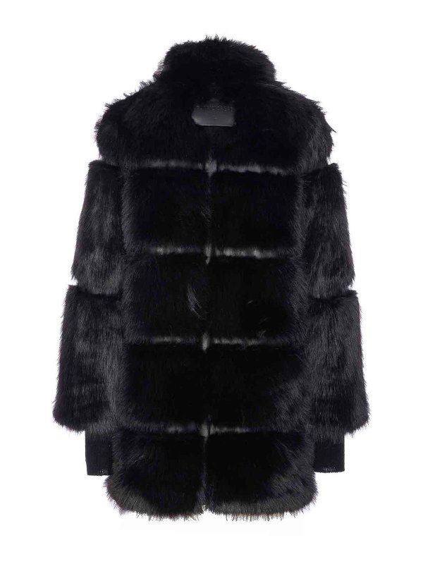 PATRIZIA PEPE: Turtlenecks & Polo necks online - Faux Fur Jacket