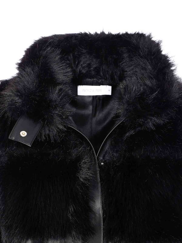 Faux Fur Jacket shop online: PATRIZIA PEPE
