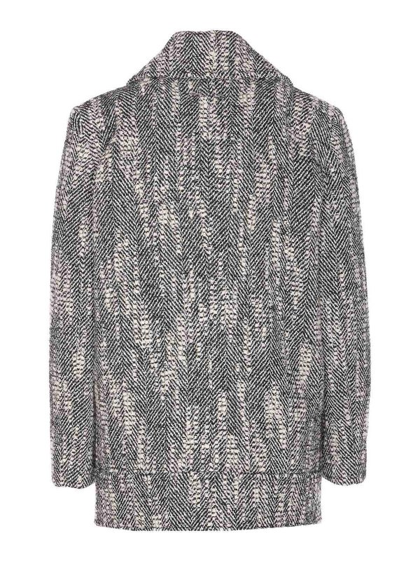 PATRIZIA PEPE: Abrigos cortos online - Abrigo Corto - Gris