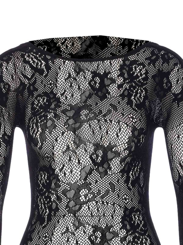 Long Sleeve Lace Bodysuit shop online: PATRIZIA PEPE