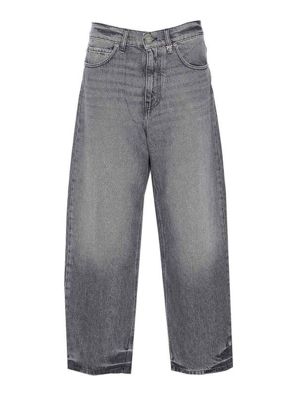 Pinko: Jeans acampanados - Jeans Acampanados - Gris