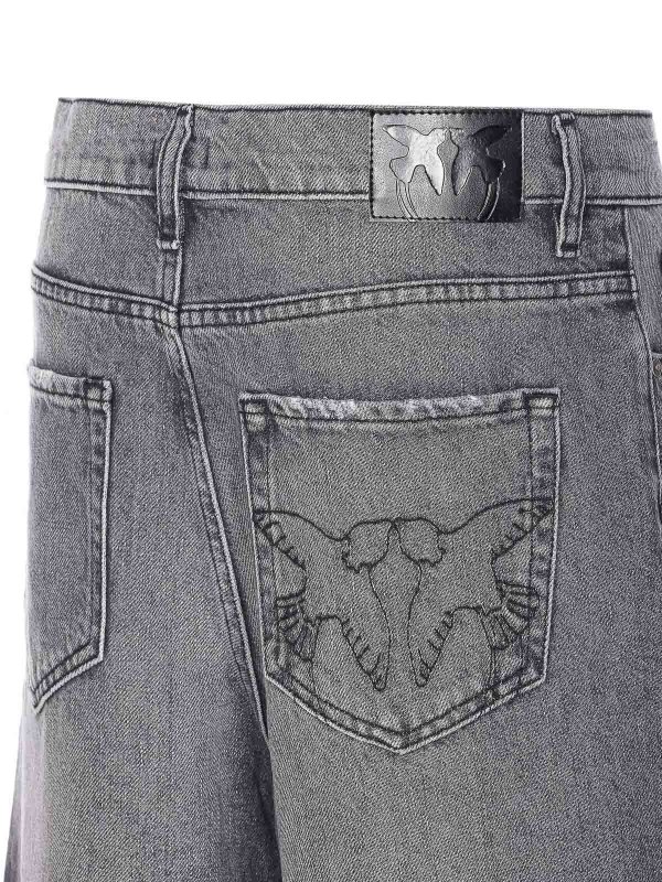 The Best Shops Pinko: Jeans acampanados - Jeans Acampanados - Gris