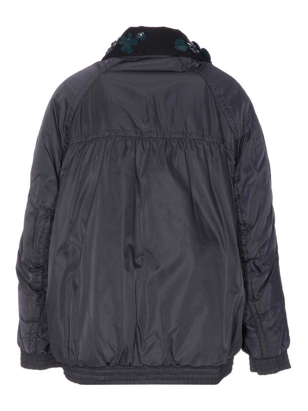 Pinko: padded jackets online - Black Clarina Padded Jacket