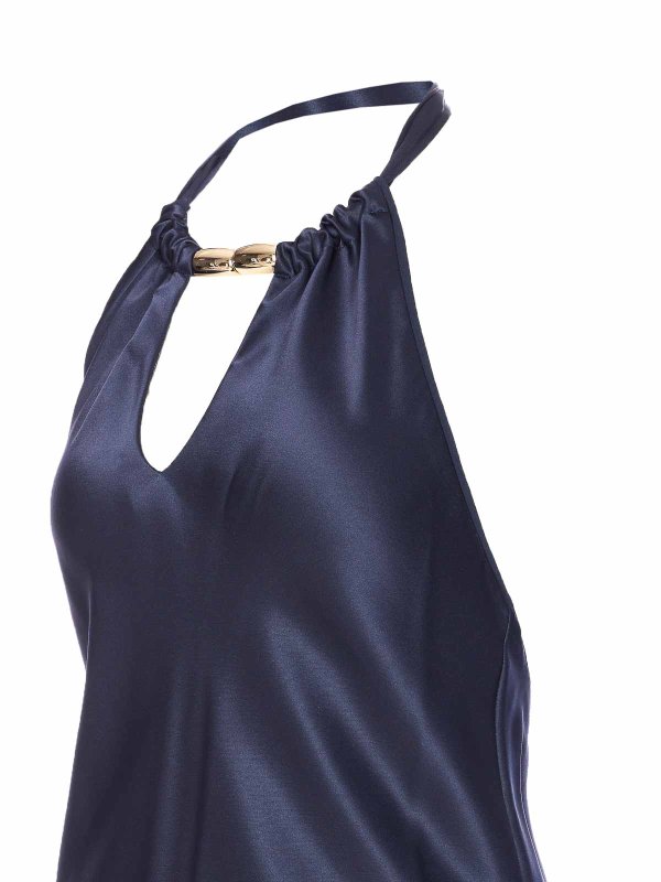 The Best Shops Pinko: maxi dresses - Blue Crucimaster Dress