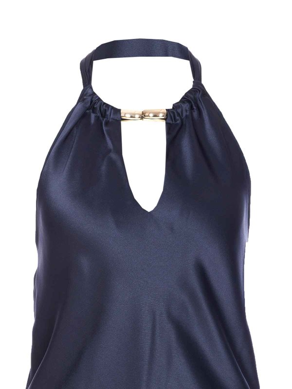 Blue Crucimaster Dress shop online: Pinko