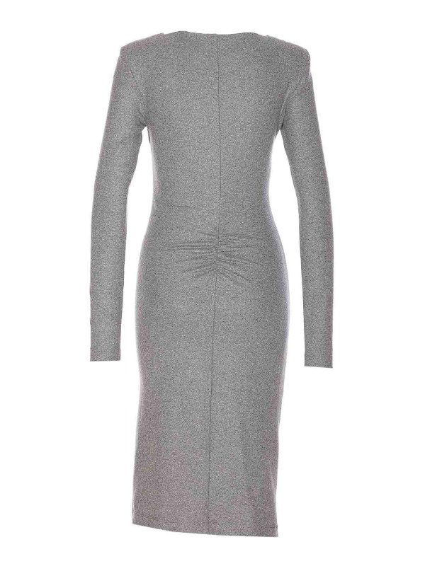 Pinko: crew necks online - Grey Almundena Dress
