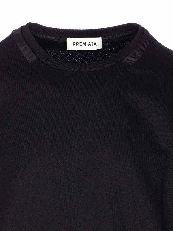 クルーネック - 黒 shop online: PREMIATA