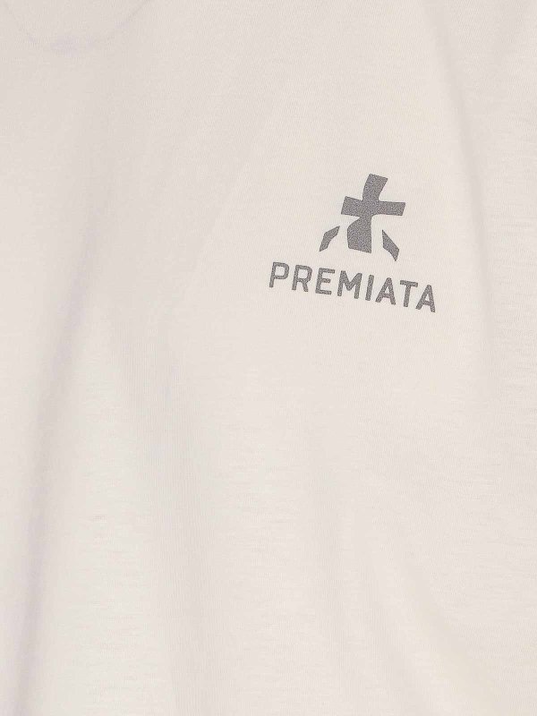 The Best Shops PREMIATA: crew necks - White T-Shirt