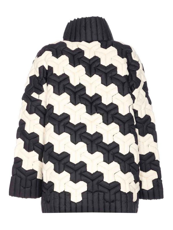 RAXXY: giacche imbottite online - Piumino bianco e nero