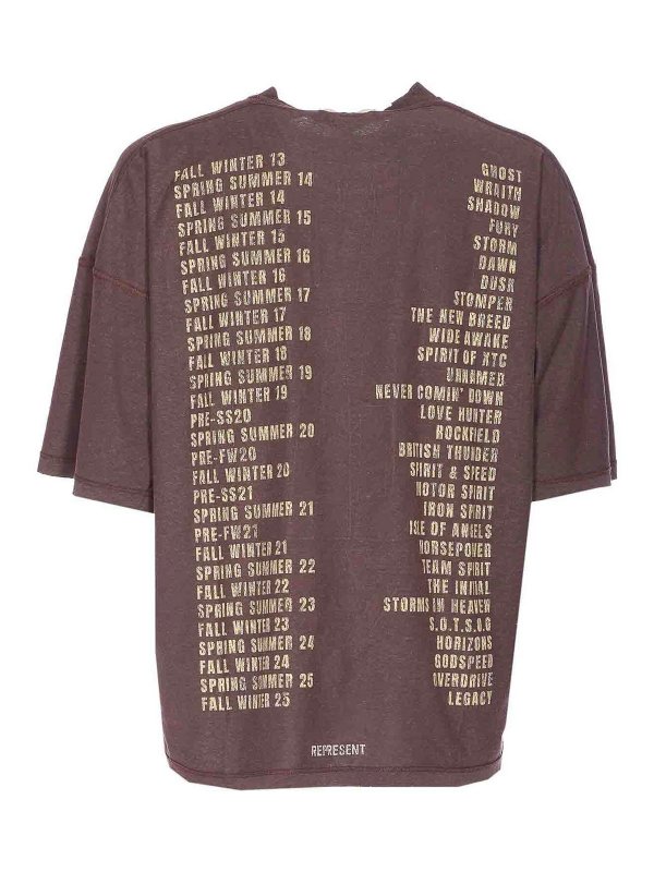 Tシャツ - ブラウン shop online: REPRESENT