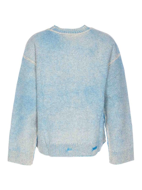 REPRESENT: Pull col rond online - Pull Col Rond - Bleu