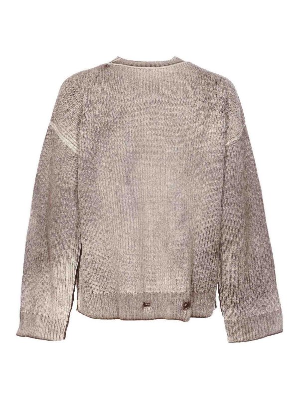 REPRESENT: crew necks online - Revesible Fade Out Sweater