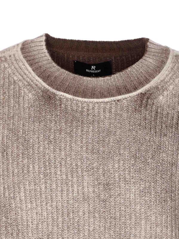 Revesible Fade Out Sweater shop online: REPRESENT