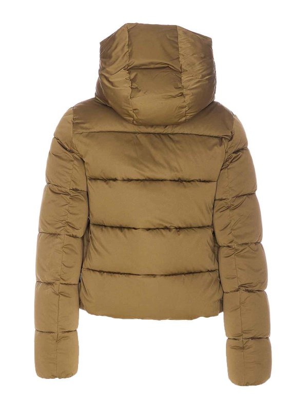 Save The Duck: padded jackets online - Green Down Jacket