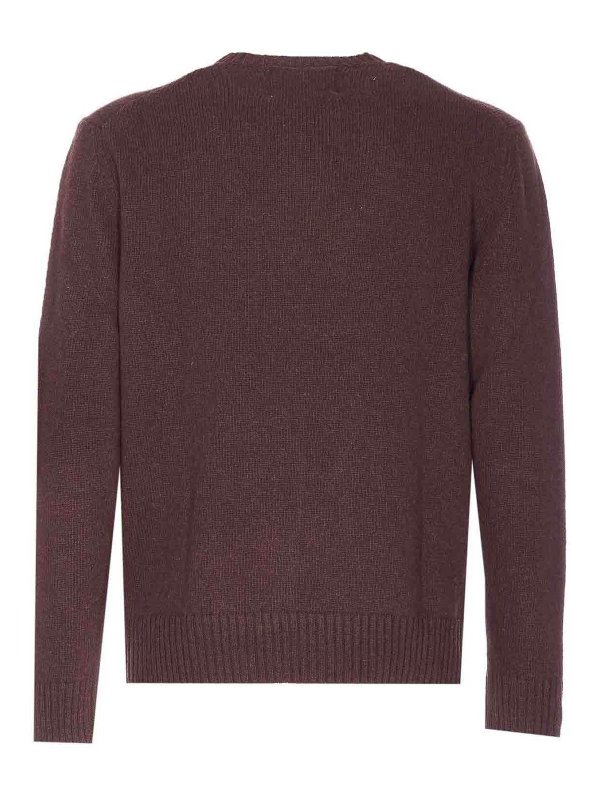 SEVEN GAUGE: crew necks online - Brown Sweater