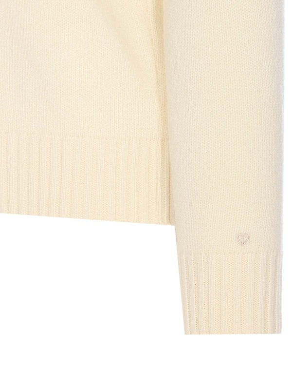 The Best Shops SEVEN GAUGE: Cuellos altos y polos - Suéter Con Cuello Alto - Blanco