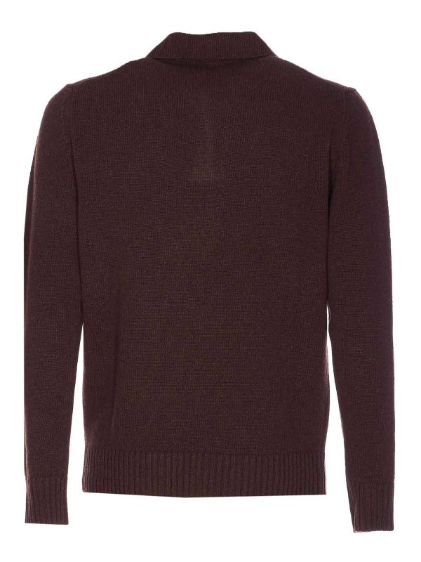 SEVEN GAUGE: polo shirts online - Brown Polo