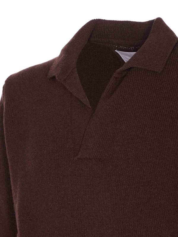 The Best Shops SEVEN GAUGE: polo shirts - Brown Polo
