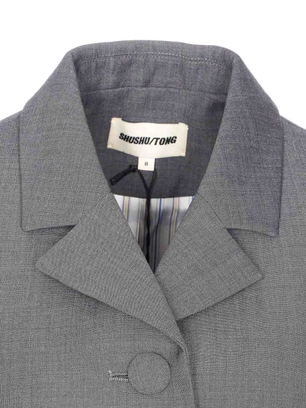 Blazer - Gris shop online: SHUSHU TONG