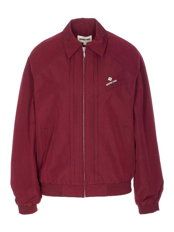 SHUSHU TONG: Chaquetas casual - Chaqueta Casual - Rojo