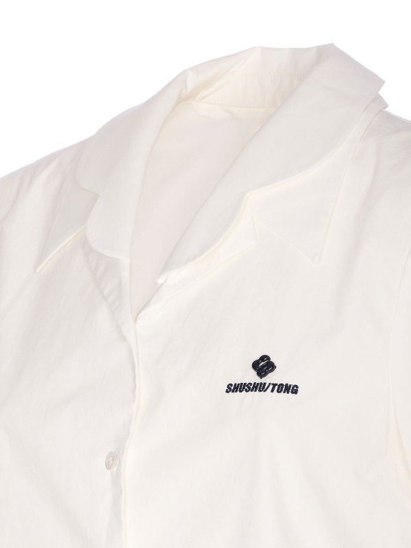 The Best Shops SHUSHU TONG: Chemises - Chemise - Blanc