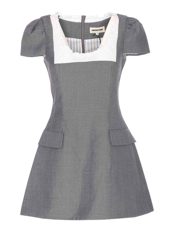 SHUSHU TONG: cocktail dresses - Scalloped Dress