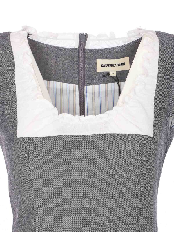 Scalloped Dress shop online: SHUSHU TONG