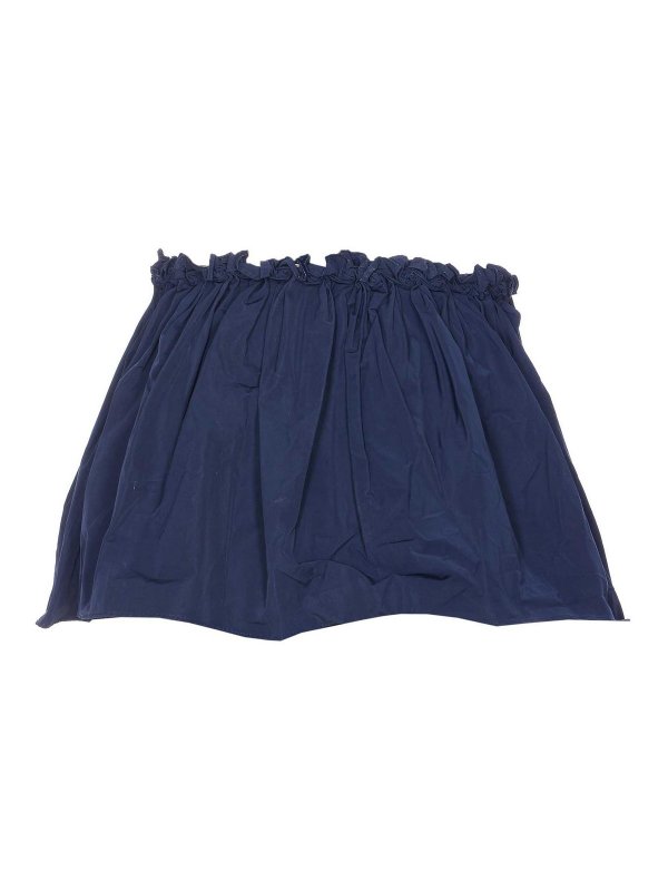 SHUSHU TONG: pantaloni shorts online - Pantaloncini floreali cuciti a mano