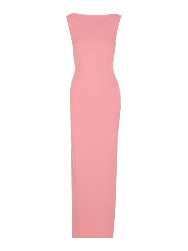 SOLACE LONDON: Maxi robe - Maxi Robe - Couleur Chair