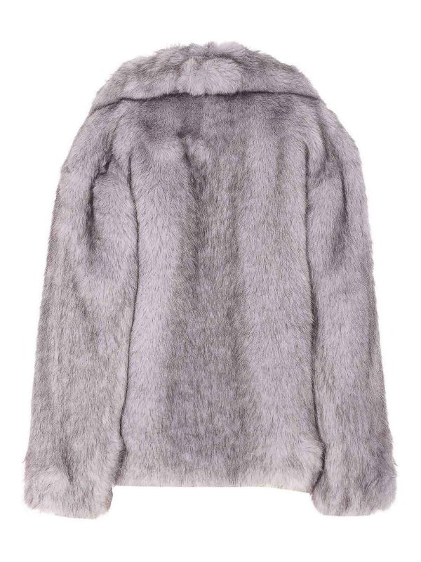 STAND STUDIO: Fourrure online - Manteau En Fourrure - Gris