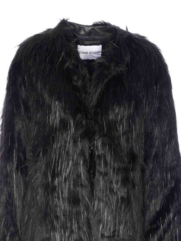 Black Carolina Coat shop online: STAND STUDIO