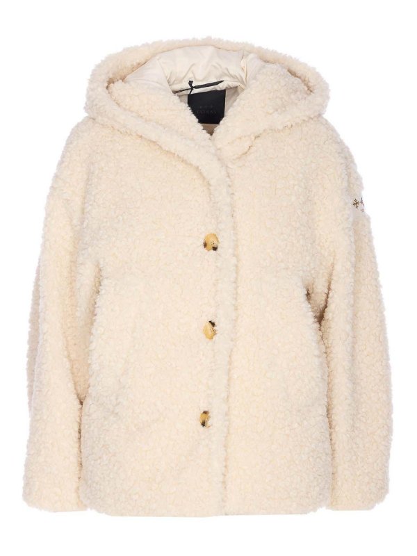 TATRAS: Pellicce e montoni - Giacca Teddy Pedara Avorio