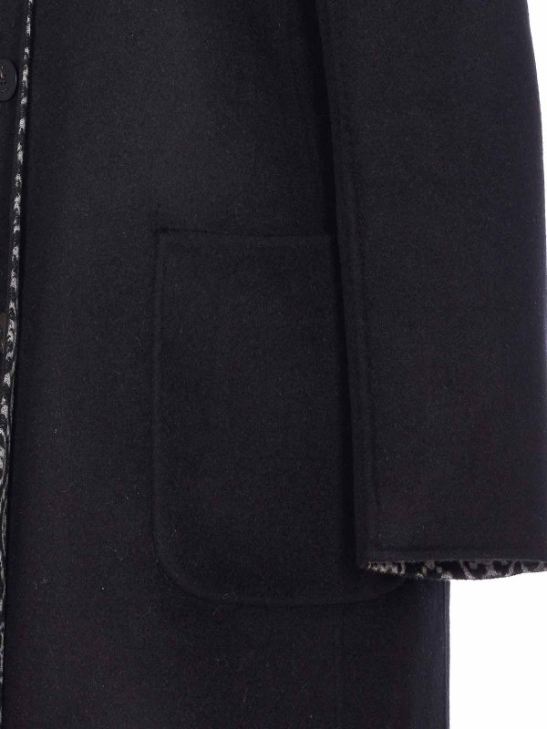 The Best Shops TORY BURCH: long coats - Jacquard T-Monogram Coat