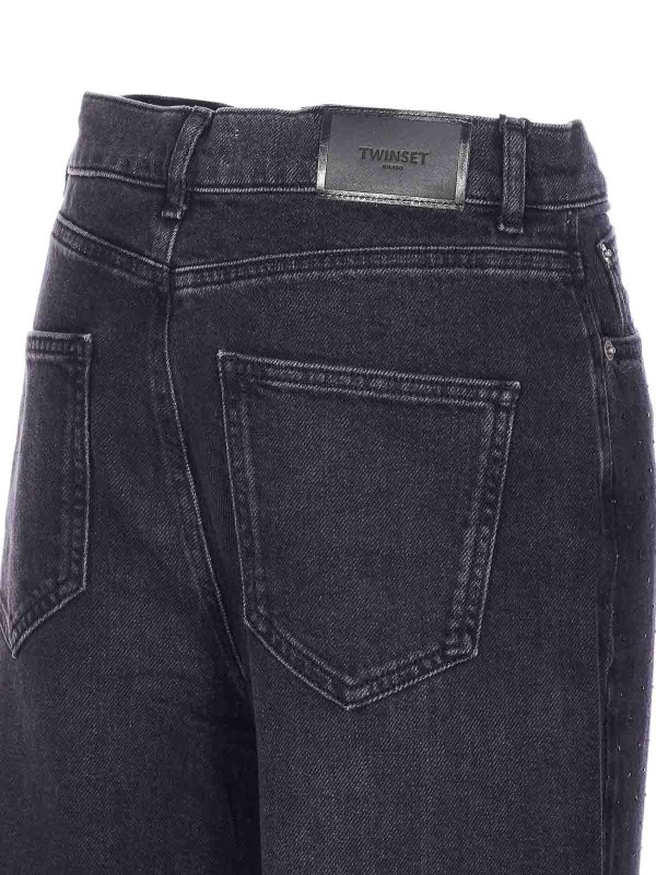 The Best Shops TWINSET: Schlagjeans - Schlagjeans - Schwarz