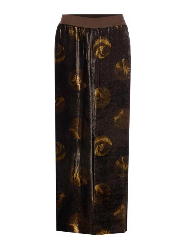 UMA WANG: Casual Hosen - Casual Hose - Braun