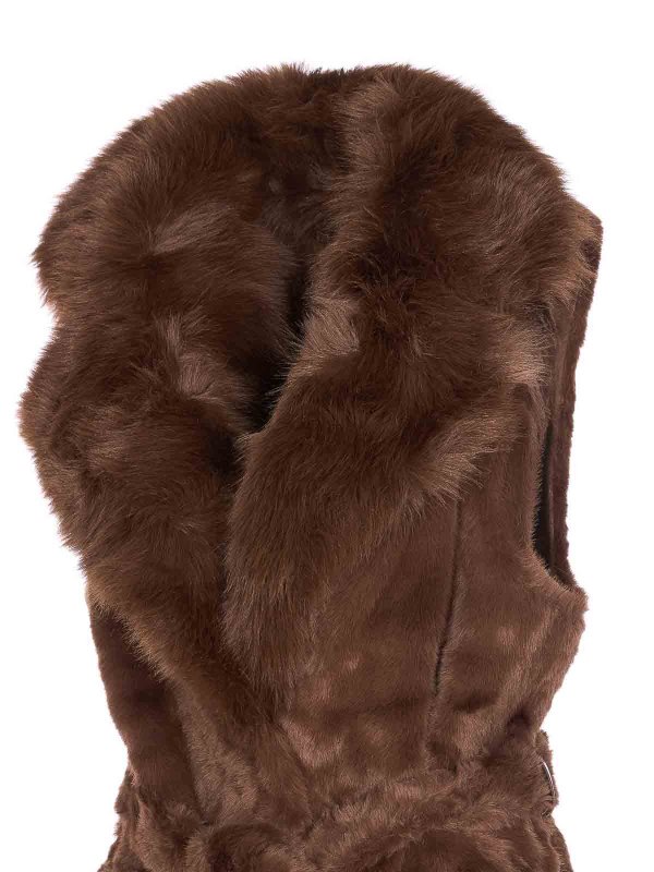 The Best Shops v°73: vests - Brown Penny Faux Fur Vest