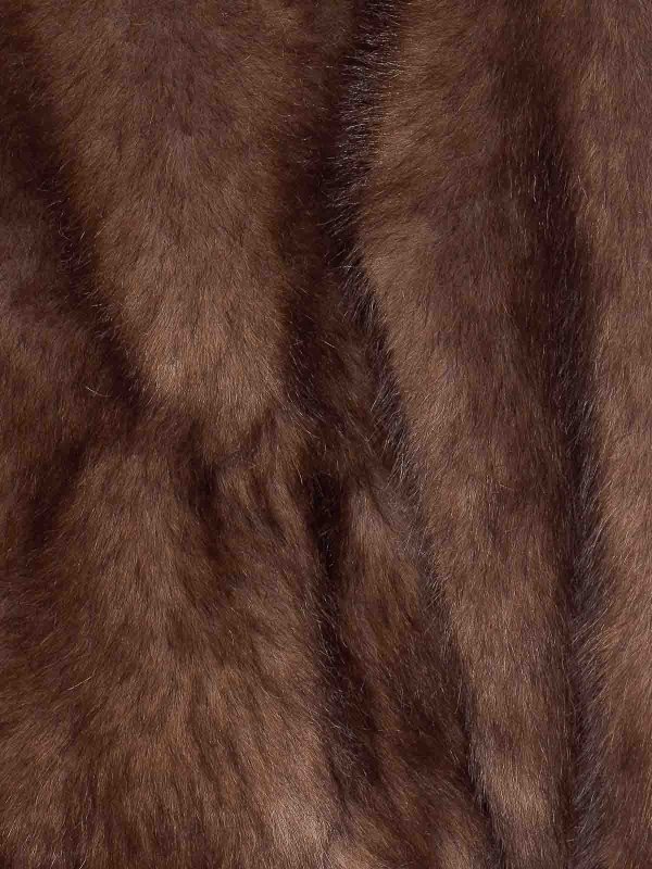 The Best Shops VALENTINI 1972: 毛皮＆シアリングコート - 毛皮/ムートンコート - ブラウン