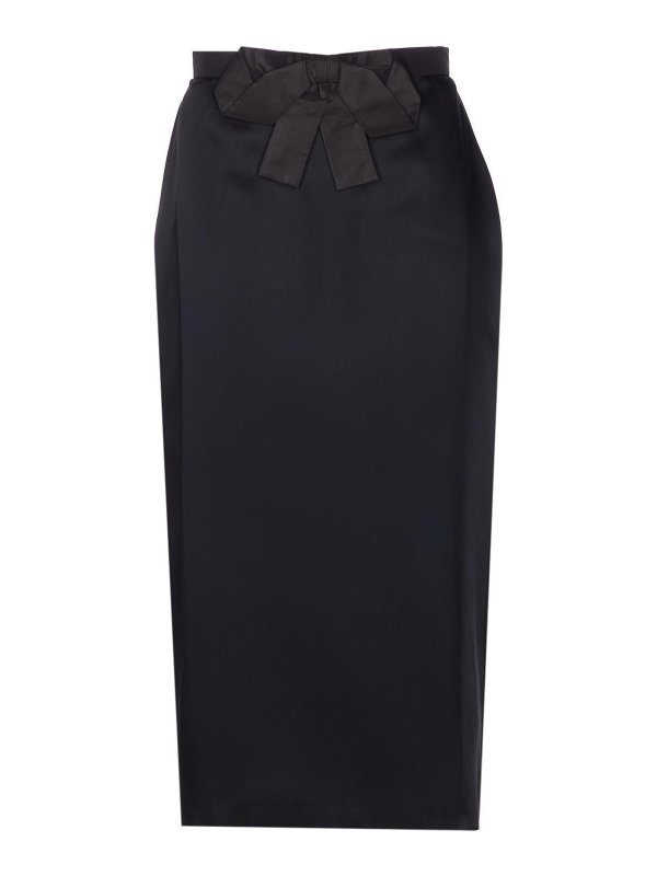 VALENTINO GARAVANI: Long skirts - Satin Skirt