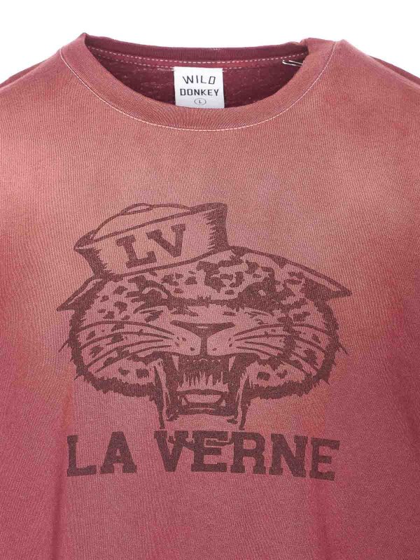 Red La Verne T-Shirt shop online: WILD DONKEY