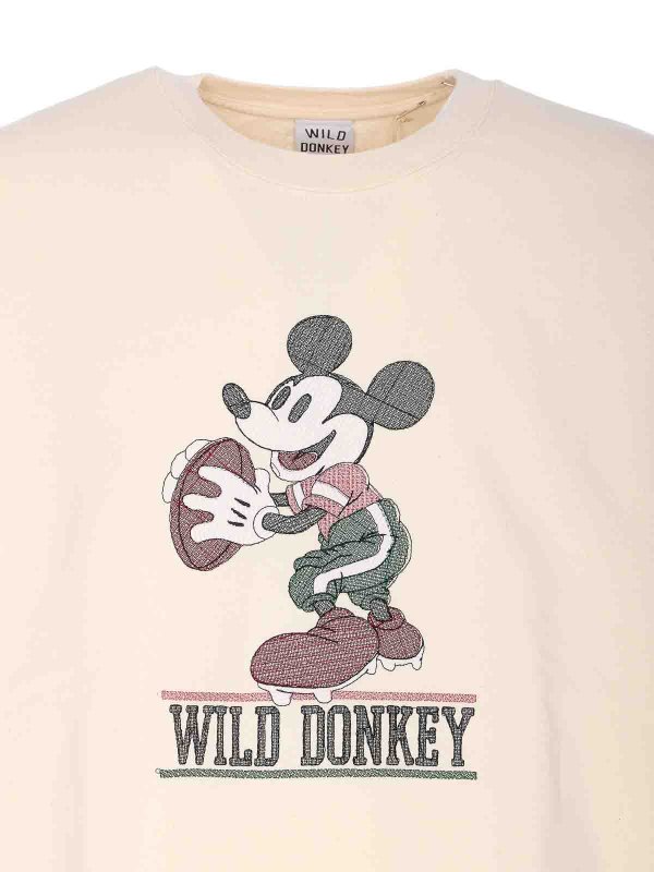 クルーネック - 白 shop online: WILD DONKEY