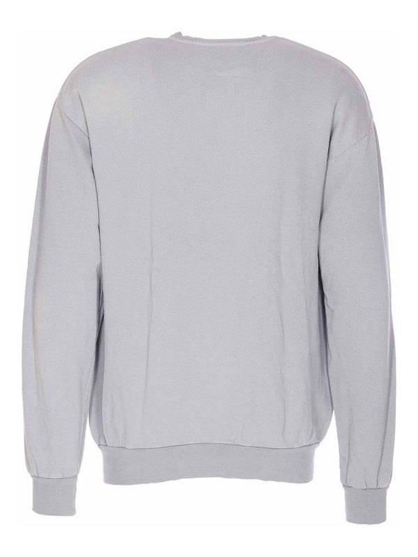 WILD DONKEY: crew necks online - Old Grey Rat Rice Sweatshirt