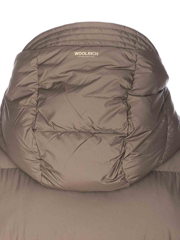 The Best Shops WOOLRICH: parkas - Dark Green Cloud Davis Parka