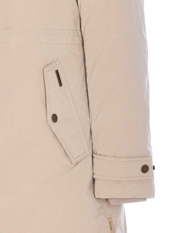 The Best Shops WOOLRICH: parkas - Beige Grace Fur Parka
